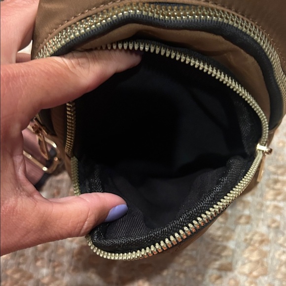 Elegant Brown Quilted Belt Bag - Picture 7 of 10